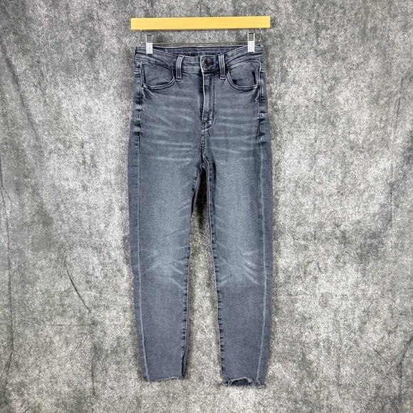 American Eagle Outfitters Denim - American Eagle Outfitters Gray Ankle Jeans